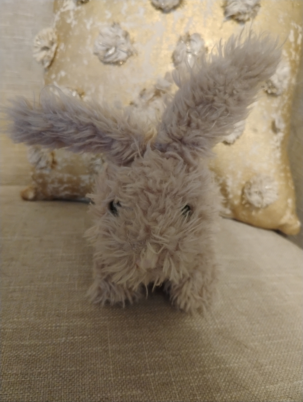 Retired Jellycat Hoppity Bunny beige